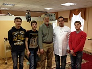 Рамунас Кондратос в Музее медицины МГМСУ Рамунас Кондратос в Музее медицины МГМСУ
