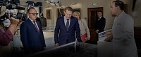 Министр здравоохранения РФ Михаил Мурашко и ректор МГМСУ Олег Янушевич посетили выставку, посвященную «Борьбе с Covid-19» Министр здравоохранения РФ Михаил Мурашко и ректор МГМСУ Олег Янушевич посетили выставку, посвященную «Борьбе с Covid-19»